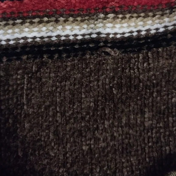 Vintage Brown Chenille Sweater - Picture 5 of 8